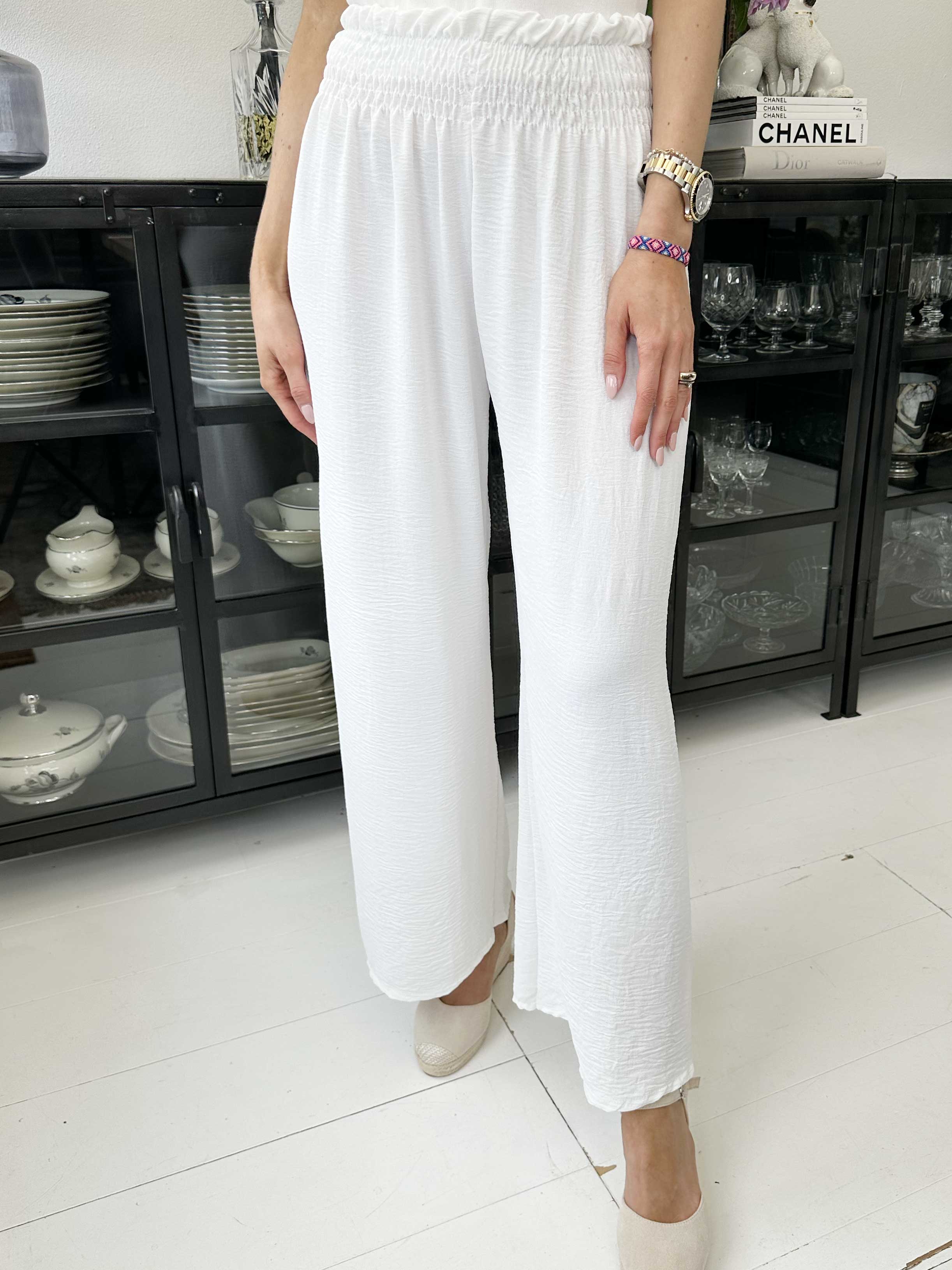 Signe - Løse bukser med elastikkant i livet